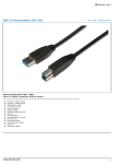 ASSMANN Electronic USB 3.0, USB A - USB B, 5 m