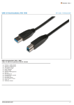 ASSMANN Electronic USB 3.0, USB A - USB B, 3 m