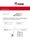 Equip Cat.5e U/UTP Patch Cable