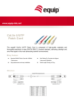 Equip Cat.5e U/UTP Patch Cord