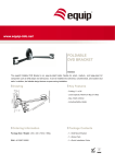 Equip Foldable DVD Bracket