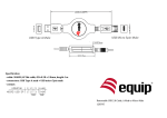 Equip USB 2.0 Retractable Cable, A/M to Micro B/M