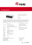 Equip USB 2.0 Internal Card Reader, 3.5"