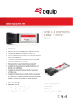 Equip 2-Port USB 2.0 Express Card