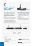 LevelOne 2 USB + 1 Parallel Wireless Print Server