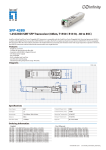 LevelOne 1.25G SMF BIDI SFP Transceiver, 60km, T1550/R1310nm, -40 ~ 85C