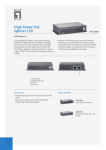 LevelOne 12V DC High Power PoE Splitter