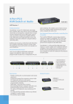 LevelOne 4-Port KVM Switch, PS/2, Audio