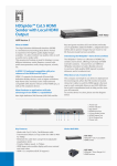 LevelOne HDSpider™ HDMI over Cat.5 Transmitter with Local HDMI Output
