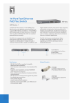 LevelOne 16-Port Fast Ethernet PoE-Plus Switch, 480W