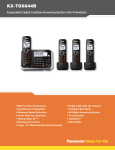 Panasonic KX-TG6844B telephone