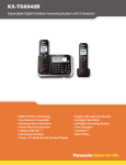 Panasonic KX-TG6842B telephone