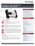 IronKey MXCA1B001T4001FIPS Defender H200