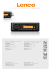 Lenco CS-410 car media receiver