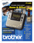 Brother PT-1280S label printer