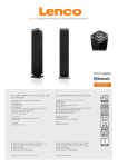 Lenco BTT-6 home audio set