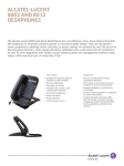 Alcatel-Lucent 8002 Deskphones 1lines LCD Wired handset Black