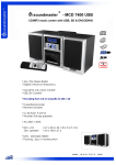 Soundmaster MCD7400 home audio set