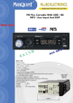 Marquant MCR-1254 car media receiver