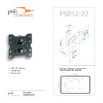 Poli Bracket PS012-22 flat panel wall mount