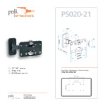 Poli Bracket PS020-21 flat panel wall mount