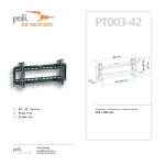 Poli Bracket PT003-42 flat panel wall mount