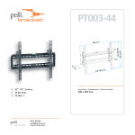 Poli Bracket PT003-44 flat panel wall mount