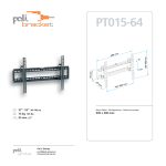 Poli Bracket PT015-64 flat panel wall mount