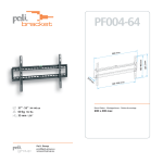 Poli Bracket W042 flat panel wall mount