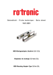 Rotronic HDD Mounting Adapter Type 3.5 to 2.5