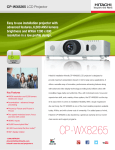 Hitachi CP-WX8265 data projector