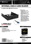 Sharkoon Internal USB3.0 cardreader v.2
