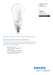 Philips Master Softone dimmable Energy saving bulb 872790083546501