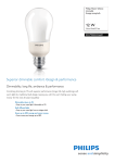 Philips Master Softone dimmable Energy saving bulb 872790083536601