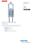 Philips Halogen Capsule 12V lamp 871150041390125