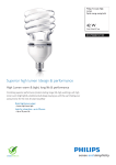 Philips Tornado High Lumen Spiral energy saving bulb 872790080727100