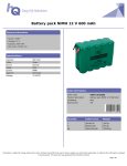 HQ NIMH-10/600RS rechargeable battery