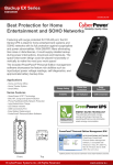 CyberPower EX850E uninterruptible power supply (UPS)