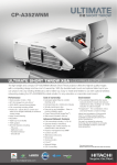 Hitachi CP-A352WNM overhead projector