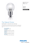 Philips EcoClassic Lustre lamp Halogen lustre bulb 872790093175400