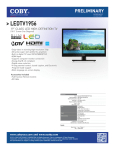 Coby LEDTV1956 LED TV