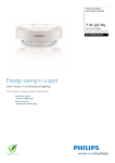 Philips Downlighter Spot energy saving bulb 872790085256100