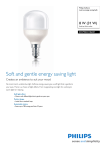 Philips Softone Lustre Lustre energy saving bulb 872790021186301