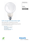 Philips Softone Globe Globe energy saving bulb 872790088833100