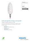 Philips Softone Candle energy saving bulb 872790085182300