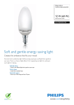 Philips Softone Candle energy saving bulb 872790092931700