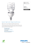 Philips Tornado High Lumen Spiral energy saving bulb 872790080824700