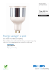 Philips Downlighter Spot energy saving bulb 872790082830600
