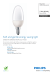 Philips Softone Candle energy saving bulb 872790082705700
