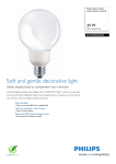 Philips Softone Globe Globe energy saving bulb 872790085070300